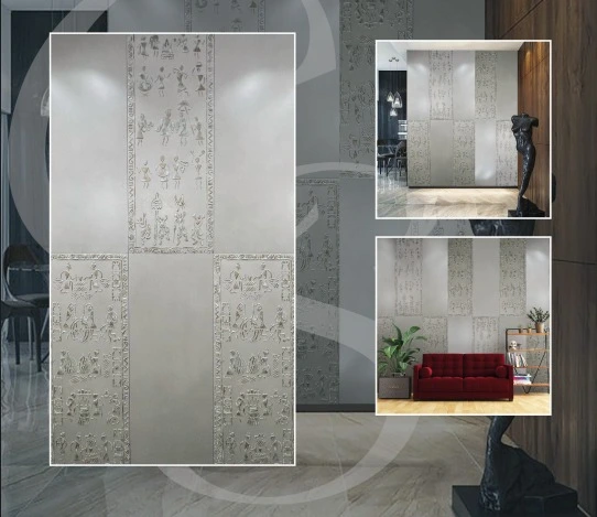 Engraved Tiles in Delhi | Brush and clay 